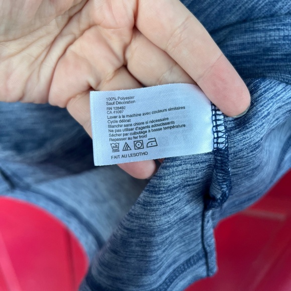 Large Blue Short Sleeve Button Up Polo Greg Norman - Picture 7 of 8